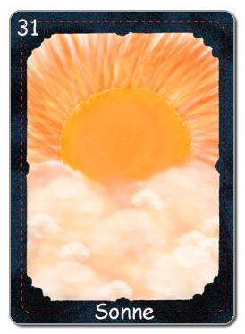 Lenormandkarten Art Orakel Sonne Kartenleger Thorsten