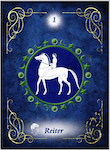 Lenormandkarten Art Blue Reiter Thor