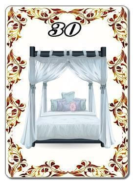 Lenormandkarten style Bett Kartenleger Thorsten